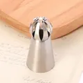 Stainless steel spherical Russian torch piping nozzle for cake decorating - 52-60