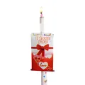 Musical surprise birthday candle with 'I love you' scroll for romantic party cake decorations - Heart Pattern Surprise Candle (No Music) / 1 Piece