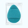 XXL exfoliating face sponge glove style wash puff in turquoise for deep cleansing - XL Thick Bagged with Lanyard / Pine Green