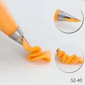 Professional stainless steel wave pattern piping nozzle tip model 52-40 for cake decorating - 52-40