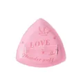 Soft pink triangle powder puff for liquid foundation and BB cream application tool - Single Nude Pack (Pink) / 1 Piece / Pink