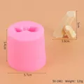 Pink coral rock pillar silicone mold for DIY cake baking and resin crafts with sizes - Pink Medium Coral Stone 50-1861