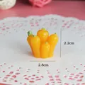 Miniature resin carrot clusters for birthday cake decoration and micro landscape - Carrot