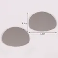 Oval shaped makeup mirror glass inserts for DIY shell or cat ear designs, 5.5cm x 4.1cm size - Cat (d16304)