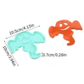 Halloween ghost silicone mold for DIY crafts with dimensions 10.5x10x0.7cm - Winged Ghost Mold - Mint Green (60-986-C)