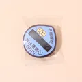 Blue soft teardrop makeup cushion puff with funny printed text in plastic packaging. - Don't Worry Single Puff In Bag