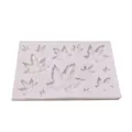 Molde de silicona blanco con hojas de arce para chocolate y decoración de pasteles - Colección de Hoja de Arce (50-1068-B)