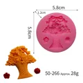 Flower basket silicone fondant mold for cake decorating and chocolate baking crafts - Flower Basket Multi-Flower Relief (50-266) / 5.8cm / Pink