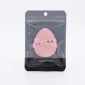 Pink soft makeup sponge puff in professional zip packaging with 100x140mm dimensions - Princess Theme Air Cushion Puff (Flocking + Makeup) / Bag A / Pink