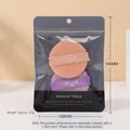 Set of 2 double-sided makeup sponges for foundation and BB cream application - Dual-Sided Air Cushion Puff / 2 Pieces Set In Bag A / Purple & Pink Mix