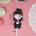 Décoration mignonne de gâteau de remise des diplômes pour étudiante diplômée - Fille Diplômée en PVC / 8.2x4cm