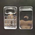 Clear plastic blister tray inserts for jewelry and press-on nail packaging display - Transparent Square Blister Tray