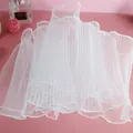 Cinta de malla plisada blanca para decoración de pasteles y envoltorios de regalos DIY - Malla Blanca 15*180cm