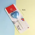 Vela de cumpleaños de diamante azul con forma de corazón en su empaque, de 4 cm - Corazón de Diamante / Azul