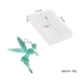 Small angel fairy winged silicone mold for fondant chocolate cake and resin crafts jewelry - Translucent Angel Style (50-1842-D) / 4.5x2.7x0.7cm