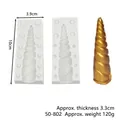 Professional unicorn horn silicone mold for fondant chocolate and resin art decoration - 3D Horn Mold (50-802-B)