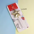 Vela decorativa de cumpleaños con estrella dorada y medida de altura de 4,6 cm - Estrella Con Strass / Dorado