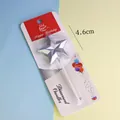 Vela de cumpleaños de estrella plateada en blíster, altura de 4,6 cm - Estrella Con Strass / Plateado