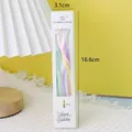 6PCS colorful spiral birthday candles in windowed white box packaging - Colorful Rotating Candle / 6Pcs/Set