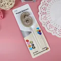 Vela número 6 oro champán para decoración de pasteles de cumpleaños en el paquete - Número 6 / Champán dorado