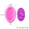 Christmas bell silicone mold for soap and candle making, 8.2cm size - Bell Pink (50-1523-A)