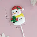 Décoration de gâteau bonhomme de neige colle souple 4,5cm - Figurine de Bonhomme de Neige (3025)