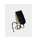 Warm winter thickened suede and lamb fleece earmuffs in black for outdoor cycling - One Size / Black