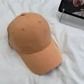Casquette de baseball orange clair style urbain avec broderie de lettres pour variante - 56-59cm (Réglable) / Orange