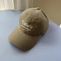 Casquette de baseball kaki classique brodée 'Follow Your Heart' pour femme - 56-59cm(Réglable) / Khaki