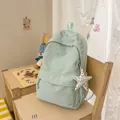 Minzgrüner Sternenrucksack mit Stickerei und Sternanhänger - Mit Anhänger / Blau