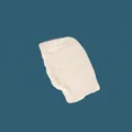 Korean style white knitted balaclava hooded scarf for women with ear protection - One Size(Elastic) / White