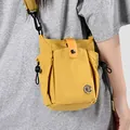 Petit sac à bandoulière jaune décontracté pour femme, pochette de téléphone légère - Jaune