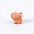 Detailed view of miniature resin capybara figurine for micro landscape DIY decor - Capybara