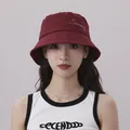 Trendy burgundy bucket hat for women providing excellent sun protection for summer - 56-58cm / Burgundy