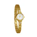 Reloj pulsera de lujo Bee Sister para mujer en oro con detalles de circonitas FA1932 - Oro Diamante Blanco
