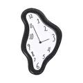 Pin de esmalte de reloj derretido inspirado en Salvador Dalí broche de arte retro artístico - Estilo Reloj Derretido (QHXZ6463)