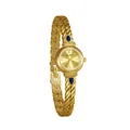 Reloj vintage de lujo para mujer en oro con circonitas azules, modelo FA1932 - 复古金宝蓝钻