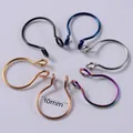 Detailansicht der 10-mm-Fake-Septum-Ringe aus Edelstahl in sechs verschiedenen Farben - Geweih Faux Septum Ring / 0.8*10mm / Stahlfarben