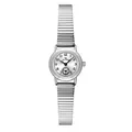 Vintage silver stainless steel round watch for women with bamboo joint strap FA1870 - Classic Silver Style (FA1870) / Classic Silver