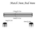 Stainless steel body piercing tool dimension diagram for 3mm and 4mm ball insertion - 3/4mm Fit / Steel