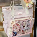 Pink Ita bag with clear display window and matching mini round coin purse included - With Charm / Pink