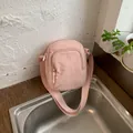 Bolso bandolera pequeño rosa para mujer con un diseño ligero y sencillo para el diario - Rosa Claro