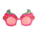 Lustige rosa Cupcake-Kinder-Sonnenbrille für Geburtstagsfeiern und Mottopartys - Fuchsia