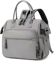 Premium large capacity waterproof diaper bag backpack in versatile gray for infant travel - 37*21*32CM / Gray