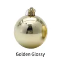 Bola de Navidad dorada brillante para la decoración festiva del árbol de Navidad - 20cm / Superficie Brillante / Dorado