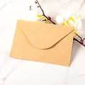 Premium vintage kraft paper envelope for postcards and greeting cards in a natural brown color - 16X11cm / Kraft Color