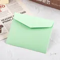 Elegant mint green offset paper envelope for greeting cards, letters and stationery - 10.2x12.6cm / Mint Green