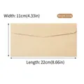 Vintage minimalist beige linen texture DL envelope made of 250g high-grade specialty paper - Envelope Only / 22x11cm / Beige