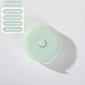 Cinta métrica retráctil verde macarrón portátil para medición corporal y costura - Verde Nórdico