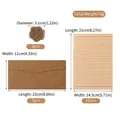 Vintage linen texture stationery set with envelopes, lined paper, and wax seals - Envelope Stationery Set / 3 Envelopes + 10 Sheets + 3 Seals / Kraft Color